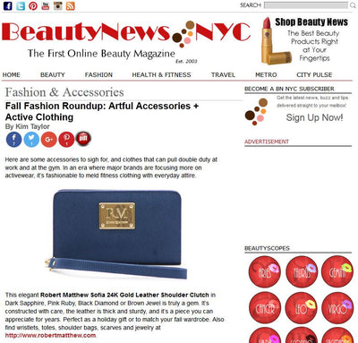 Robert Matthew Featured in Beauty News NYC