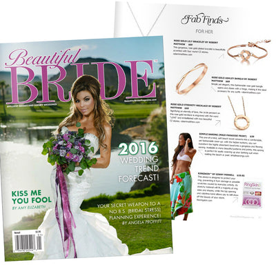 RM Jewelry Styles Featured in Beautiful Bride Magazine